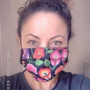 Face Mask 3X Layer Protection Oaxacan Design Print